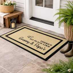 Personalised Surname Welcome Mat, Outdoor Weatherproof Doormat - thumbnail 4
