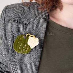 Witchy Jewelry Maximalist Goth Pumpkin Green Pumpkin Halloween - thumbnail 3