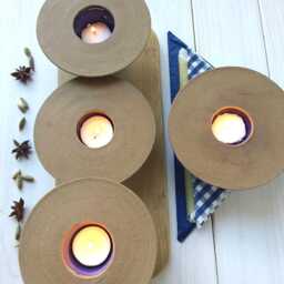 Ceramic Tealight Cup, Tea Light Holder, Blue Pottery, Ner Mitzvah Table Decor, Dinner Candle Holders, Shabbat Candleholder, Cup - thumbnail 3