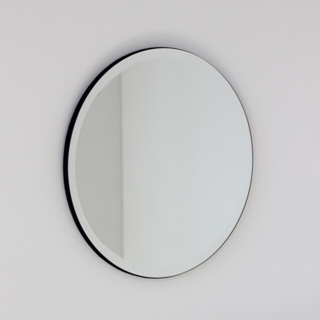 Orbis??? Art Deco Bevelled Round Frameless Mirror, Customisable - image 1