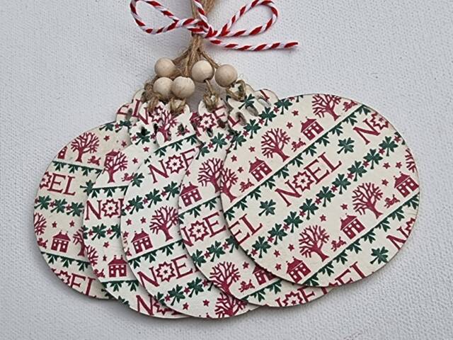 Emma Bridgewater Christmas Inspired Decorations, Noel Tree Decoration, Secret Santa - image 1