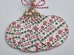 Emma Bridgewater Christmas Inspired Decorations, Noel Tree Decoration, Secret Santa - thumbnail 1