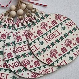 Emma Bridgewater Christmas Inspired Decorations, Noel Tree Decoration, Secret Santa - thumbnail 2