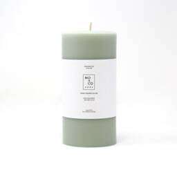 Beeswax Pillar Candles Candle, Eucalyptus Green Candles, Spring Decor, Easter Table Natural Handmade in Usa - thumbnail 4