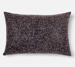 Hand Embroidered Black & Gold Pillow Cover, Luxury Art Silk - Bmcc015 - thumbnail 1