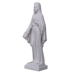 Virgin Mary Mother Of Jesus Holy Our Lady Of Rose Madonna Statue Sculpture - thumbnail 2
