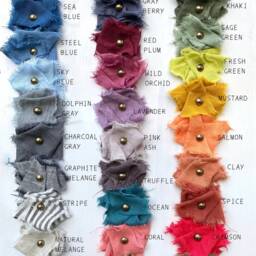 Handmade Linen Ruffle Duvet Cover Queen, King, Twin Sizes Bedding - thumbnail 2