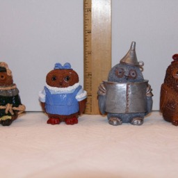 Wizard Of Oz Owl Figurines, Acrylic Painted Resin Ornaments, Set 4 - thumbnail 4