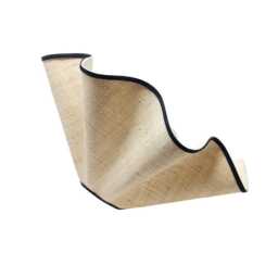 Coolie Curvy Lampshade - Raffia Flat Edged Available in Any Colour Or Fitting - thumbnail 3