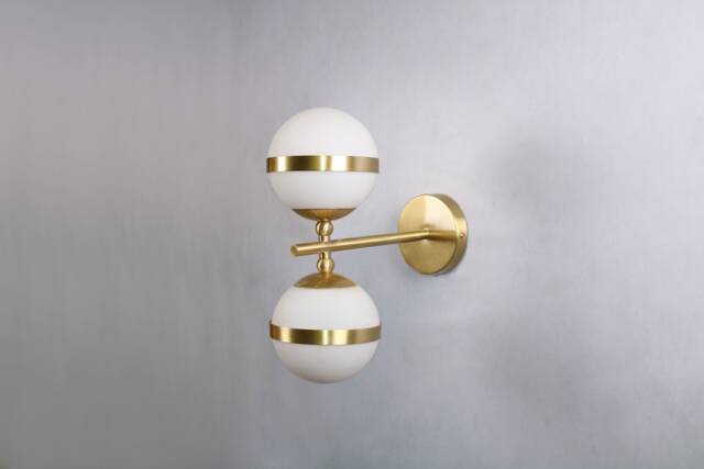 Wall Lighting - Brass Gold Lamp Vanity Light Fixture, Sconce - image 1
