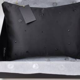 Almee Luxury Decorative Two-Sided Pillow With Crystals Silver - thumbnail 4
