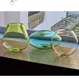 Custom Handblown Cluster Pendant - Colorful Glass Hanging Lamp Unique Art Ceiling Fixture - thumbnail 3