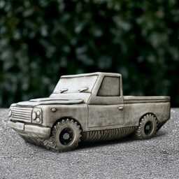 Concrete Car Statue Outdoor Flower Pot Sculpture Stone Plant Figurine Cement Planter Ornament Front Door Decoration Modern - thumbnail 1