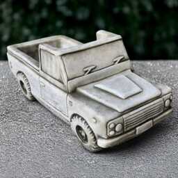 Concrete Car Statue Outdoor Flower Pot Sculpture Stone Plant Figurine Cement Planter Ornament Front Door Decoration Modern - thumbnail 4