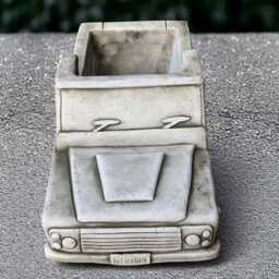 Concrete Car Statue Outdoor Flower Pot Sculpture Stone Plant Figurine Cement Planter Ornament Front Door Decoration Modern - thumbnail 2