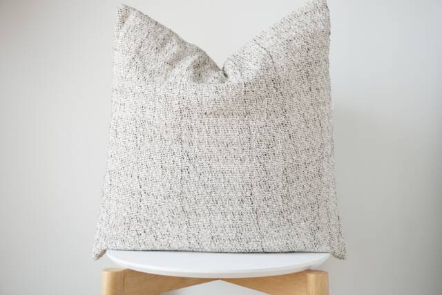 White Black Striped Pillow Cover - image 1