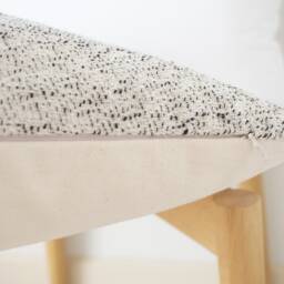 White Black Striped Pillow Cover - thumbnail 3