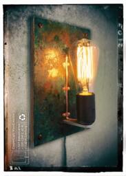 Copperlight - Minimalist Wall Lamp With Edison Lamp - thumbnail 1
