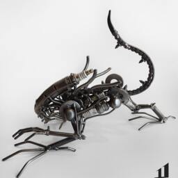 Mini Metal Monster Crouching - Small Item - thumbnail 3