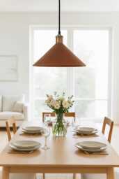 Decorative Lampshade Leather Pendant Light For Kitchen Or Dining - Chandelier Home Improvement Summer