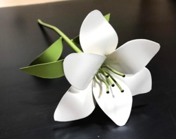 Handmade Steel Lily Sculpture Easter Wedding Bouquet