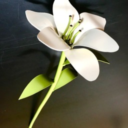 Handmade Steel Lily Sculpture Easter Wedding Bouquet - thumbnail 3