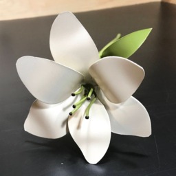 Handmade Steel Lily Sculpture Easter Wedding Bouquet - thumbnail 4