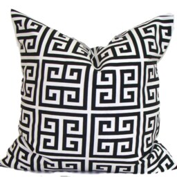 Black Pillow Covers, Throw Covers For 20x20 Inserts - thumbnail 2