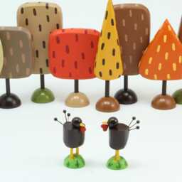 Tiny Turkey - Figurine Thanksgiving Centerpiece Or Gift For Guests - thumbnail 2