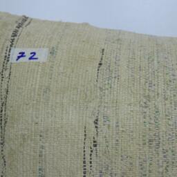 White Plaid Kilim Lumbar Pillow Cover, Beige Anatolian Throw 12x24 - thumbnail 2
