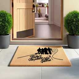 There Is No Place Like Home Doormat, Wizard Of Oz Welcome Mat, New Gift, Wicked Inspired Housewarming Rug, Front Door Decor Custom Rug - thumbnail 2