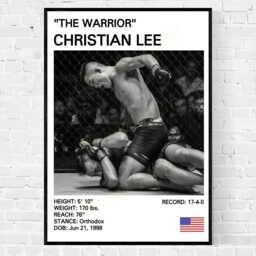Christian Lee Mma Poster Knockout Art Print - thumbnail 3