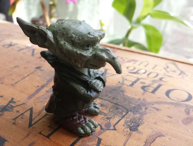 Troll Statue, Garden Decor, Fairy Doors, For Fairy Gardens - image 1