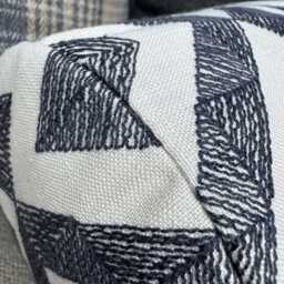 "Geometric Graphic Cushion Bolster 16"" X 6" - thumbnail 2