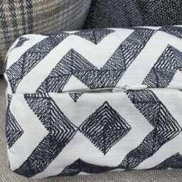 "Geometric Graphic Cushion Bolster 16"" X 6" - thumbnail 4