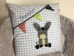 Name Pillow Little Sweet Donkey Kk5029 - thumbnail 1