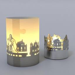Versailles Skyline Candle - Shadow Play Gift, France Souvenir - thumbnail 4