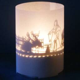 Versailles Skyline Candle - Shadow Play Gift, France Souvenir