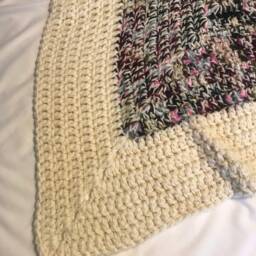 Dark & Light Square Blanket - thumbnail 3