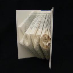 Love Anniversary Gift Girlfriend Boyfriend Folded-Book Art Sculpture - thumbnail 2
