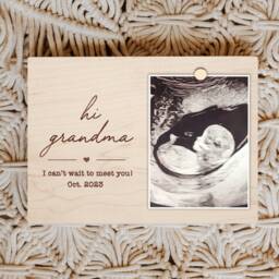 Hi Grandma Photo Frame, Pregnancy Announcement - thumbnail 1