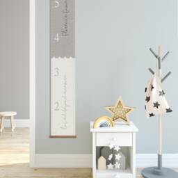 Personalised Loved Beyond Measure Scallop Canvas Height Chart - Kid's Growth Chart - Nursery Wall Hanging - Newborn Gift - First Birthday Gift - thumbnail 3