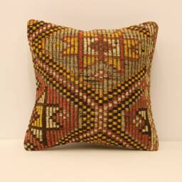 14x14 - 35x35 cm Kilim Pillow Cover Home Cushion Decorative Throw Pillows Rustic Couch Designer Boho Case Livingroom 4Obf-41 - thumbnail 1
