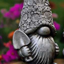 Nordic Gnome Couple Statue Scandinavian Garden Gnomes Concrete Fairy Figures Handmade Nordic Decor Cozy Yard Ornament Love Sculpture - thumbnail 4