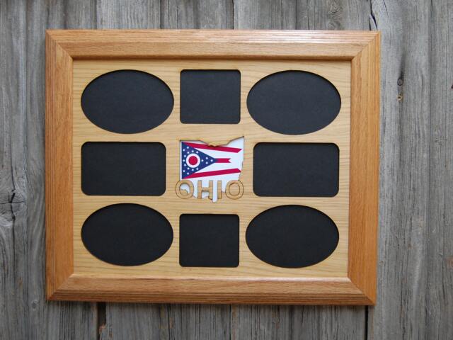 Ohio State Picture Frame - 11x14 Collage Hold Multiple Photos Gift, Travel Frame, Decor - image 1