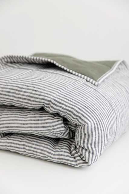 100% Organic Linen Bedding Blanket/Comforter, Winter/Summer Stonewashed Duvet Full/Queen Or King, Soft, Light, Various Colors, Free Shipping - image 1