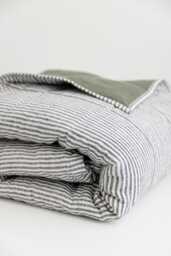 100% Organic Linen Bedding Blanket/Comforter, Winter/Summer Stonewashed Duvet Full/Queen Or King, Soft, Light, Various Colors, Free Shipping - thumbnail 1