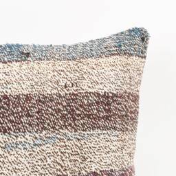 Vintage Turkish Kilim Pillow Cover Handwoven Wool, 18x18 - thumbnail 2
