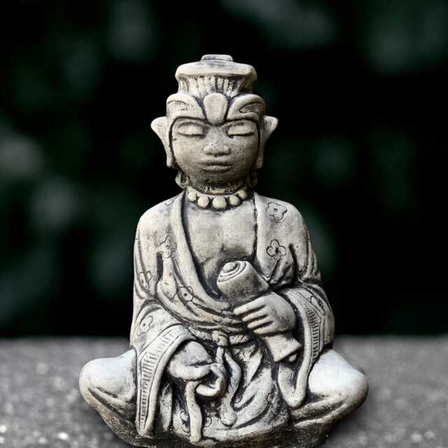 Outdoor Chinese Woman Sculpture Concrete Asian Lady Figurine Cement Handmade Lover Gift - image 1