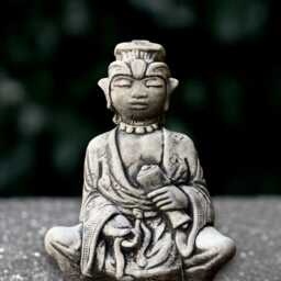 Outdoor Chinese Woman Sculpture Concrete Asian Lady Figurine Cement Handmade Lover Gift - thumbnail 2
